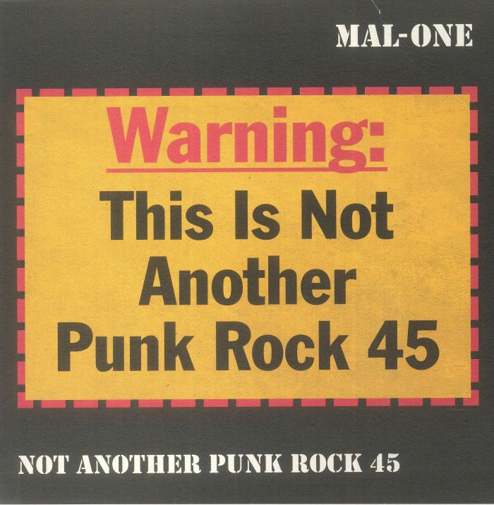 Mal One Not Another Punk Rock 45