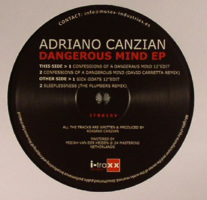 Adriano Canzian Dangerous Mind EP