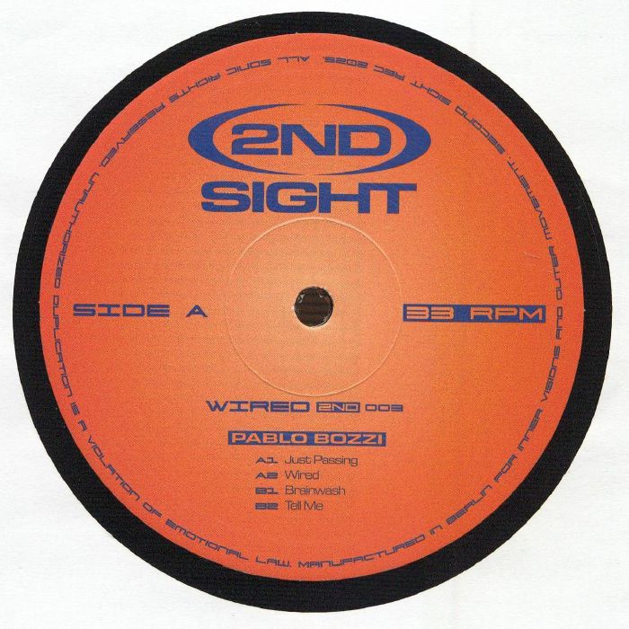 Pablo Bozzi – Wired vinyl cover