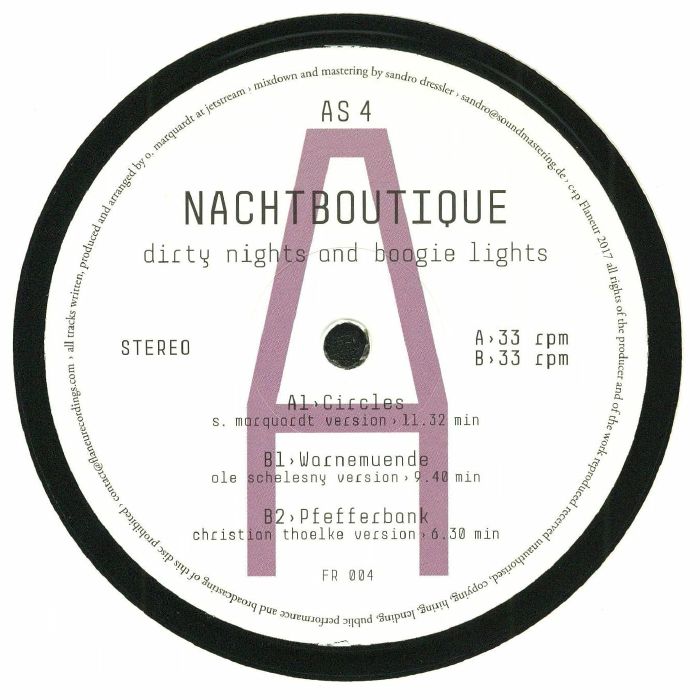 Nachtboutique Dirty Nights and Boogie Lights: Album Sampler 4