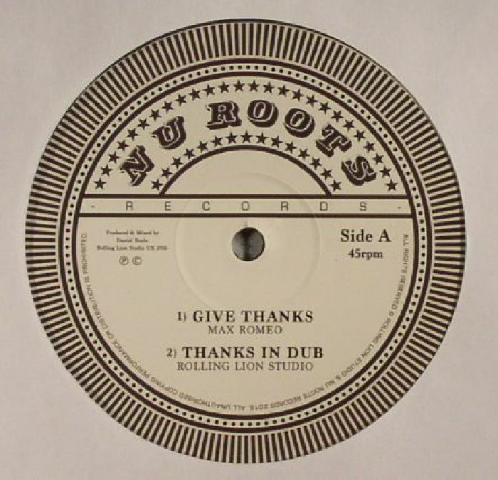 Max Romeo | Rolling Lion Studio | Lee Perry | Vin Gordon Give Thanks (Record Store Day 2016)