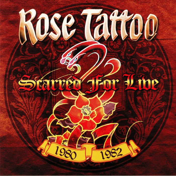 Rose Tattoo – Scarred For Live 1980 1982 vinyl cover