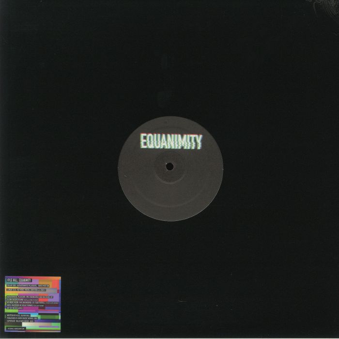 Kyle Hall – Equanimity EP vinyl cover
