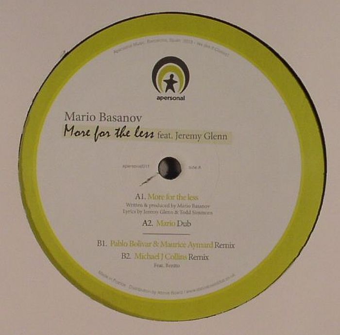 Mario Basanov Feat Jeremy Glenn Vinyl