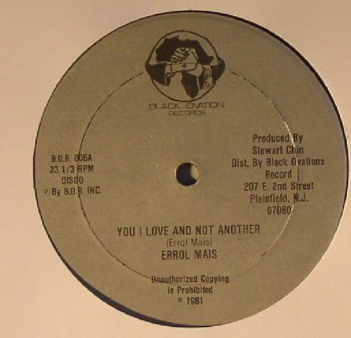 Errol Mais | Ranking Joe You I Love and Not Another (warehouse find)