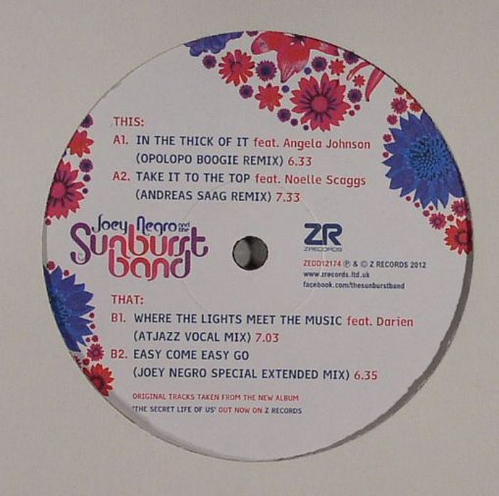 Joey Negro And The Sunburst Band Remixes EP