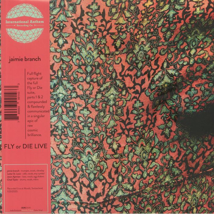 Jaimie Branch – Fly Or Die Live vinyl cover