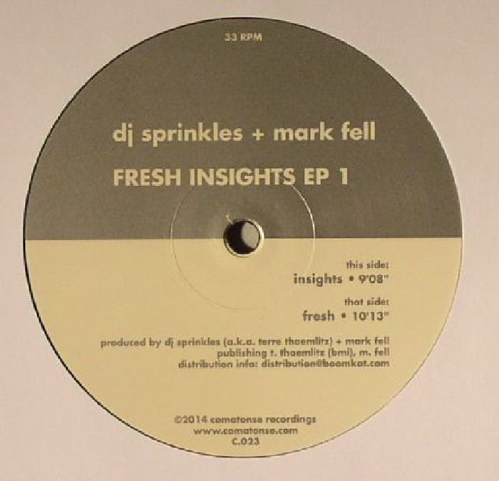 DJ Sprinkles | Mark Fell Fresh Insights EP 1