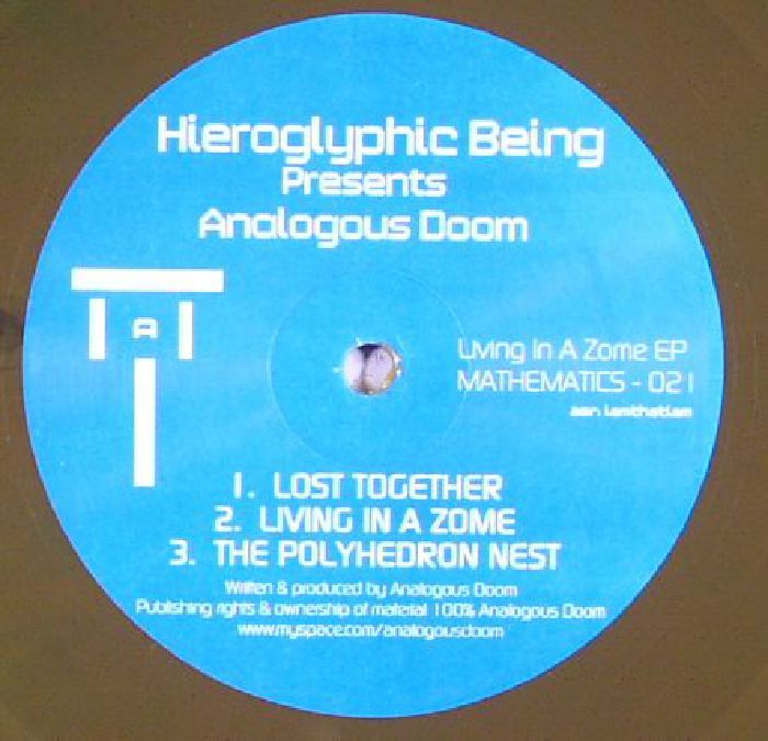 Hieroglyphic Being | Analogous Doom Living In A Zome EP (reissue)