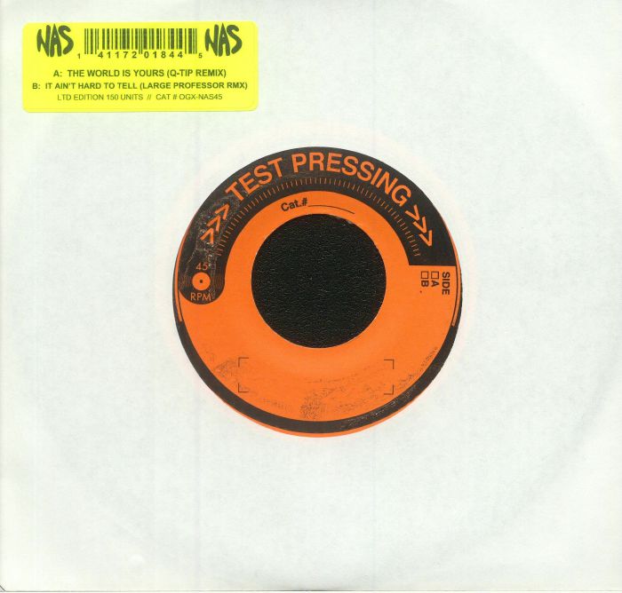 Nas – The World Is Yours vinyl cover