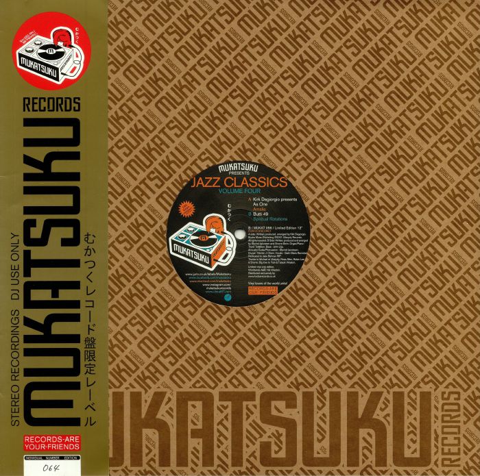 Mukatsuku | Kirk Degiorgio | As One | Butti 49 Jazz Classics Volume 4