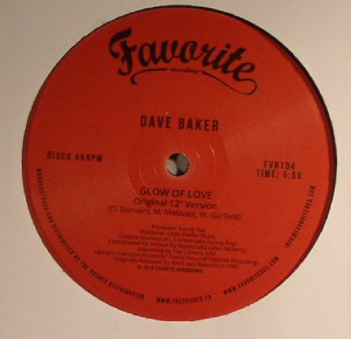 David Baker Glow Of Love (remastered)
