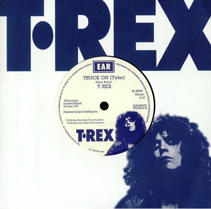 T Rex – Truck On vinyl cover