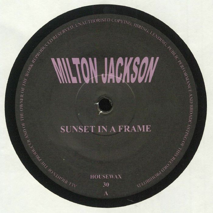 Milton Jackson Sunset In A Frame