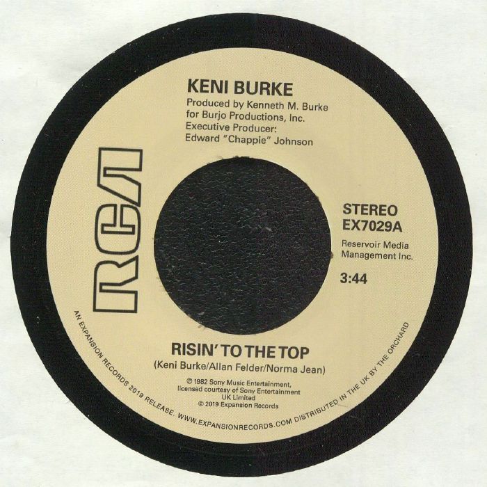 Keni Burke – Risin To The Top vinyl cover