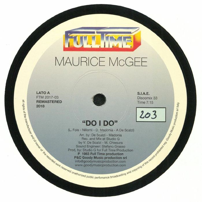 Maurice Mcgee Do I Do (remastered)