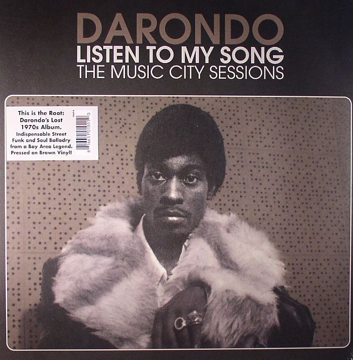 Darondo – Listen To My Song: The Music City Sessions vinyl cover