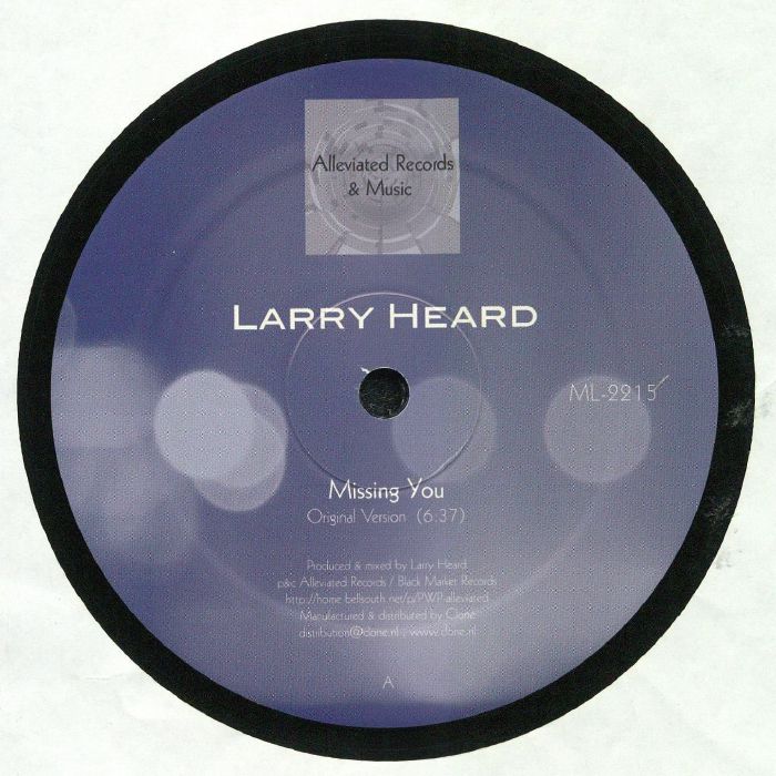 Larry Heard Missing You (reissue)