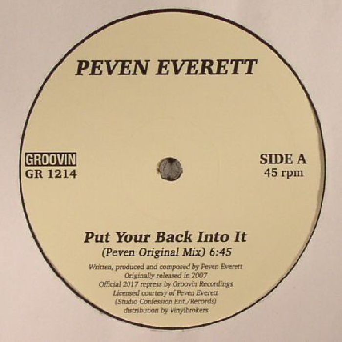 Peven Everett Put Your Back Into It (reissue)