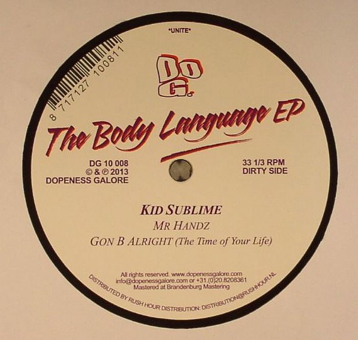 Kid Sublime The Body Language EP