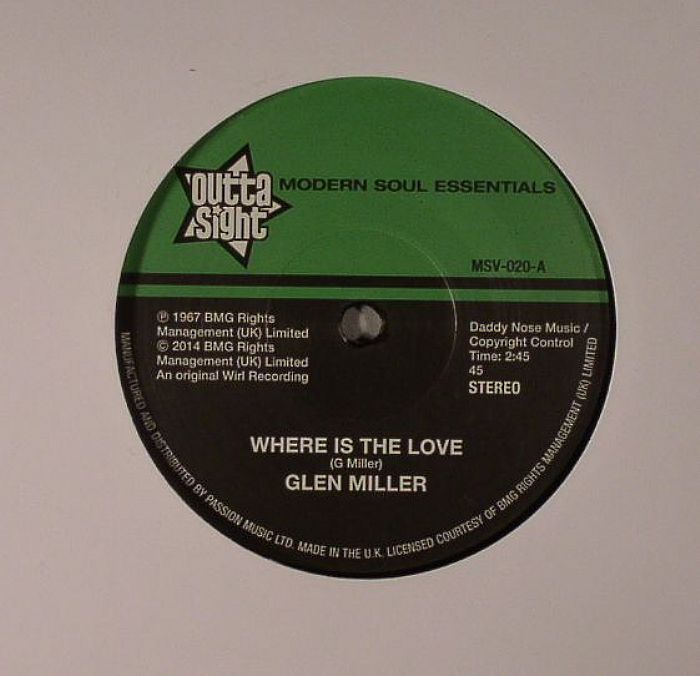 Glen Miller Where Is The Love