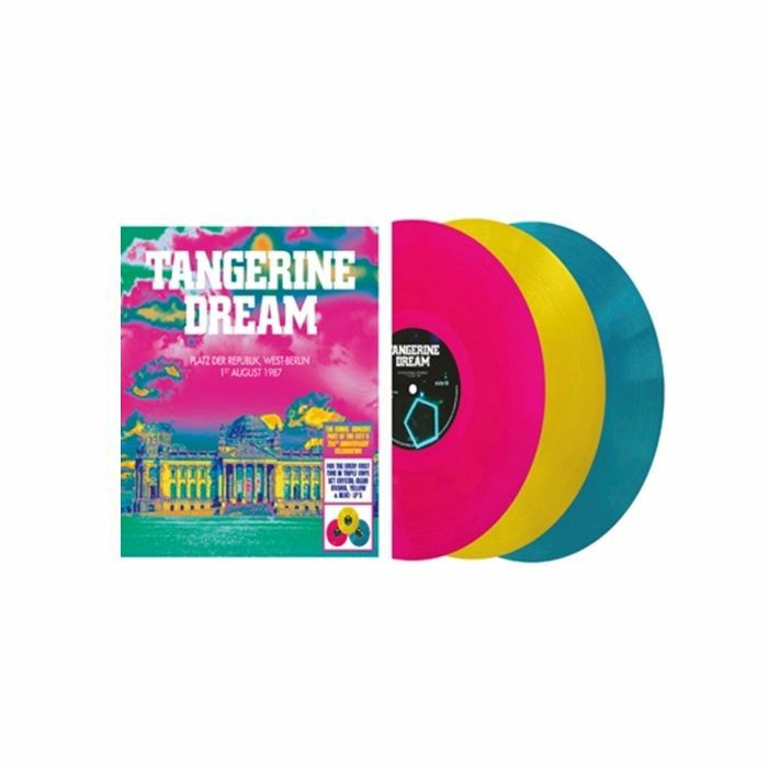 Tangerine Dream – Live At Platz Der Republik West Berlin August 1st 1987 vinyl cover