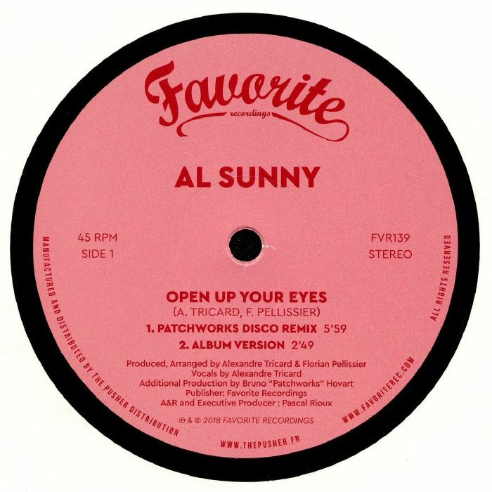 Al Sunny Open up Your Eyes (remixes)