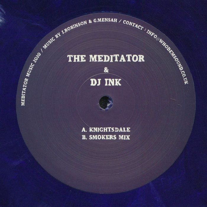 The Meditator | DJ Ink – Knightsdale vinyl cover