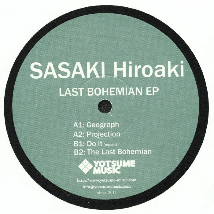 Sasaki Hiroaki – Last Bohemian EP vinyl cover