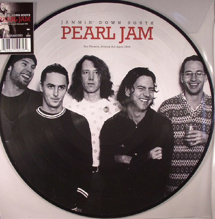 Pearl Jam – Jammin Down South: Fox Theatre Atlanta 3rd April 1994 vinyl cover