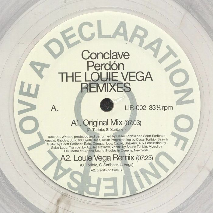 Conclave Perdon: The Louie Vega Remixes