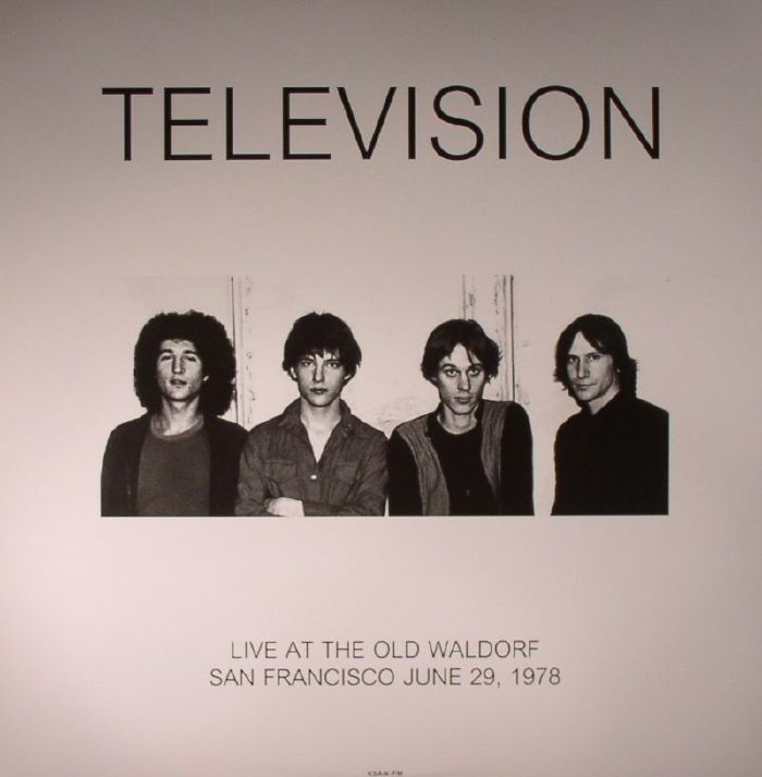 Television Live At Old Waldorf San Francisco June 29 1978