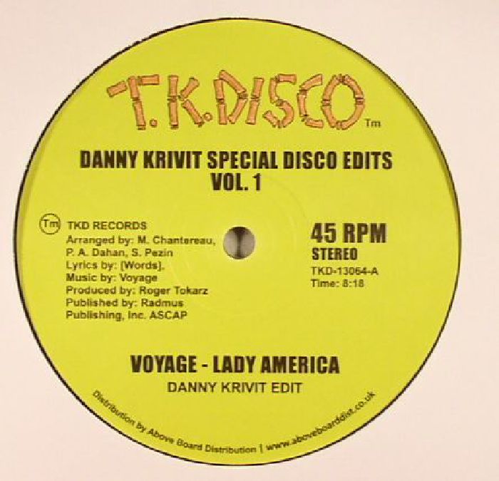 Danny Krivit | Voyage Danny Krivit Special Disco Edits Vol 1