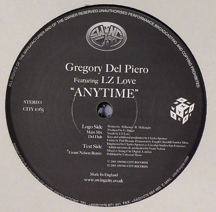 Gregory Del Piero | Lz Love Anytime (warehouse find, slight sleeve wear)