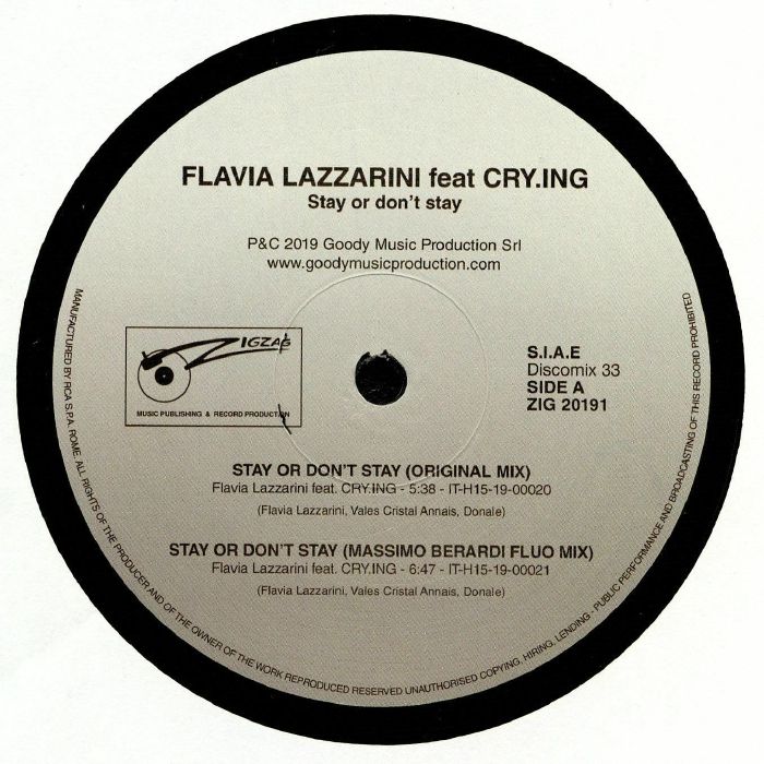Flavia Lazzarini | Cry Ing Stay Or Dont Stay