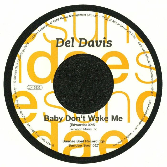 Del Davis | The Chosen Few Baby Dont Wake Me