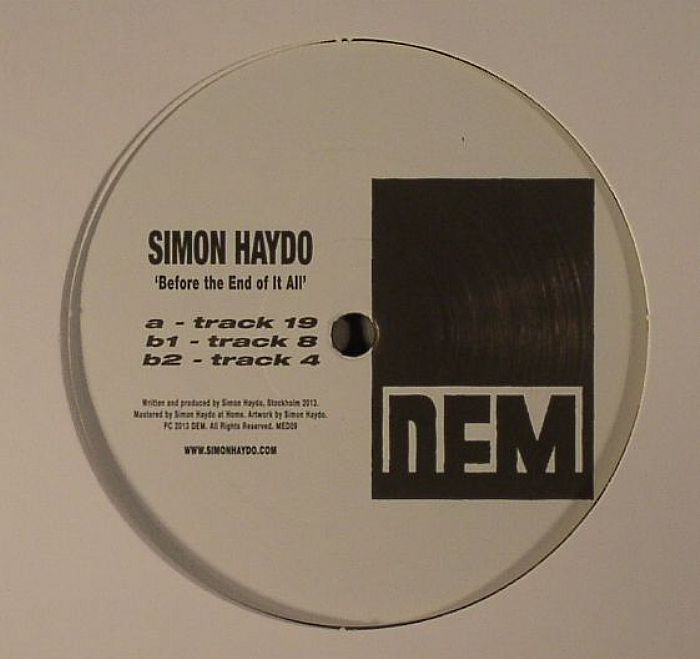 Simon Haydo Before The End Of It All