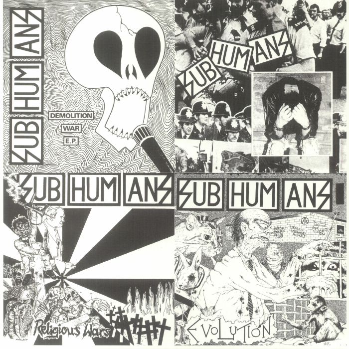 Subhumans – EP LP vinyl cover