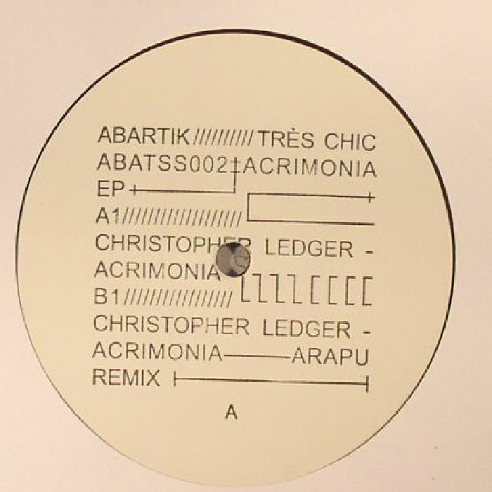 Christopher Ledger Acrimonia EP