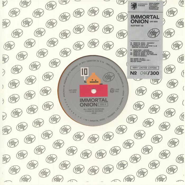 Immortal Onion – Ausfahrt XD vinyl cover