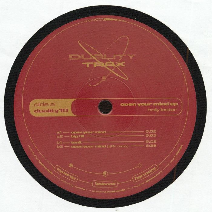 Holly Lester – Open Your Mind EP vinyl cover