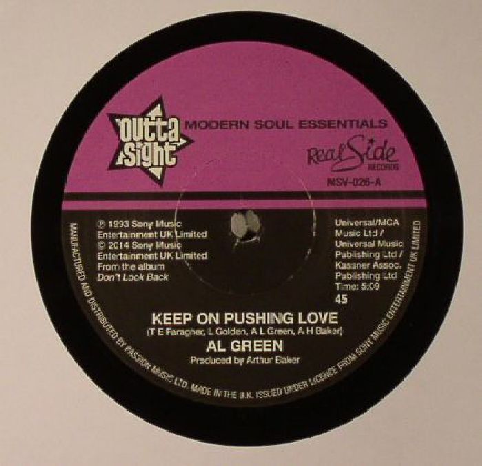 Al Green Keep On Pushing Love (reissue)
