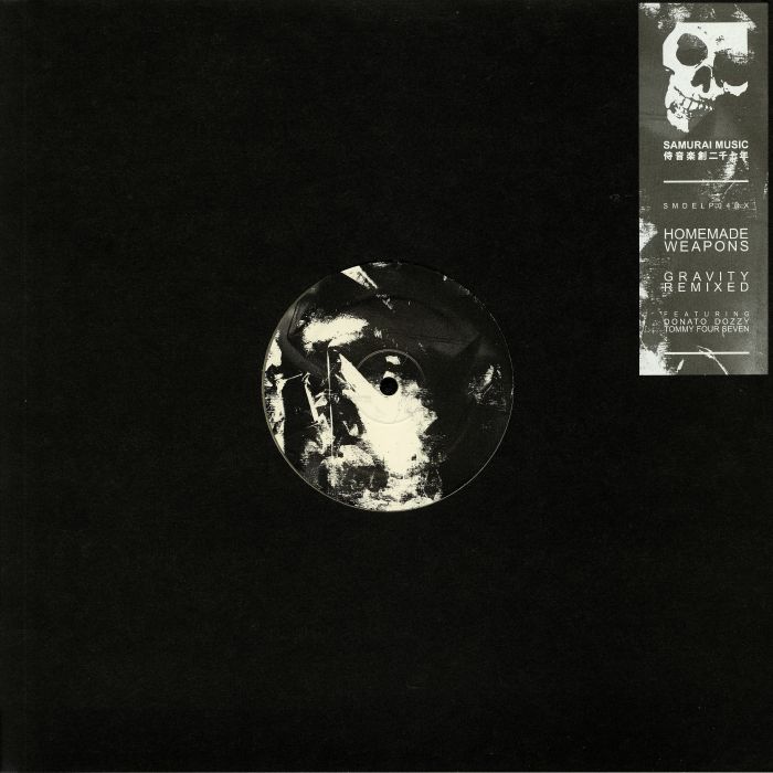 Homemade Weapons | Donato Dozzy | Tommy Four Seven – Gravity Remixed vinyl cover