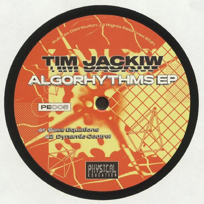 Tim Jackiw – Algorhythms EP vinyl cover
