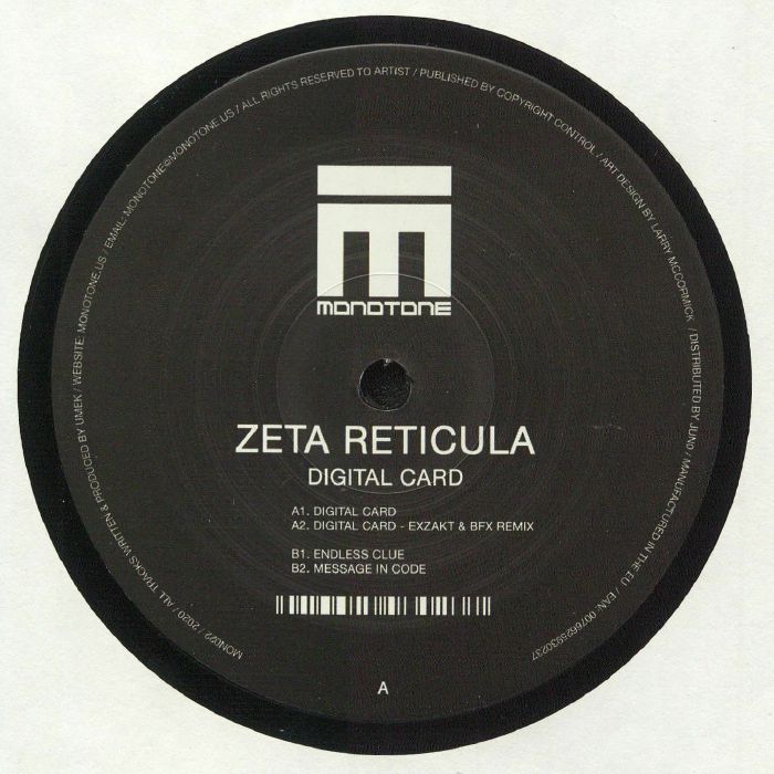 Zeta Reticula Digital Card (Exzakt and BFX mix)