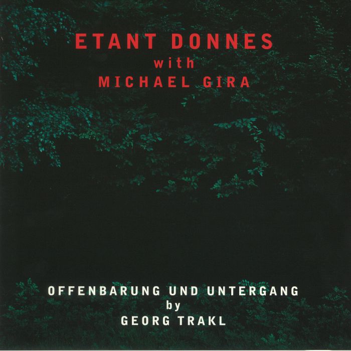 Etant Donnes | Michael Gira Offenbarung Und Untergang (reissue)