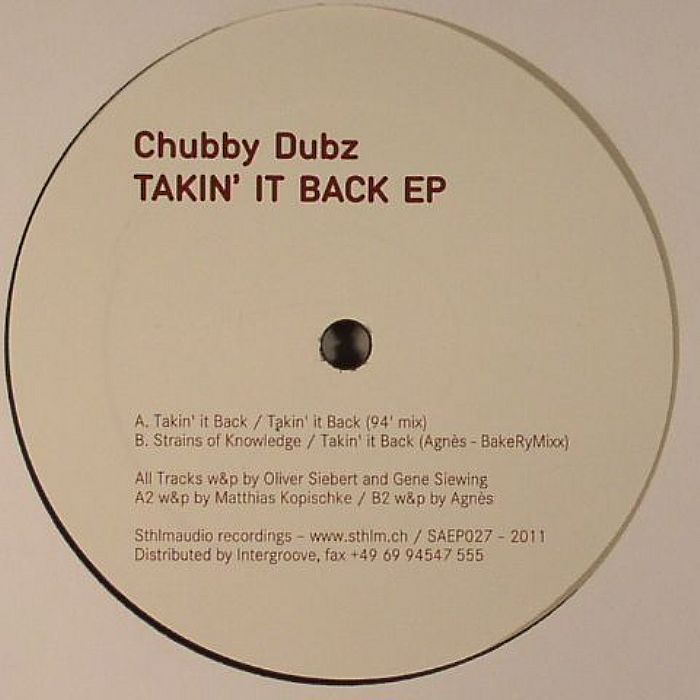 Chubby Dubz Takin It Back EP