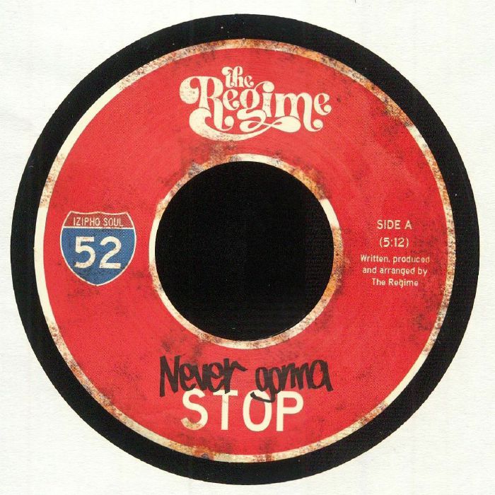 The Regime – Never Gonna Stop vinyl cover
