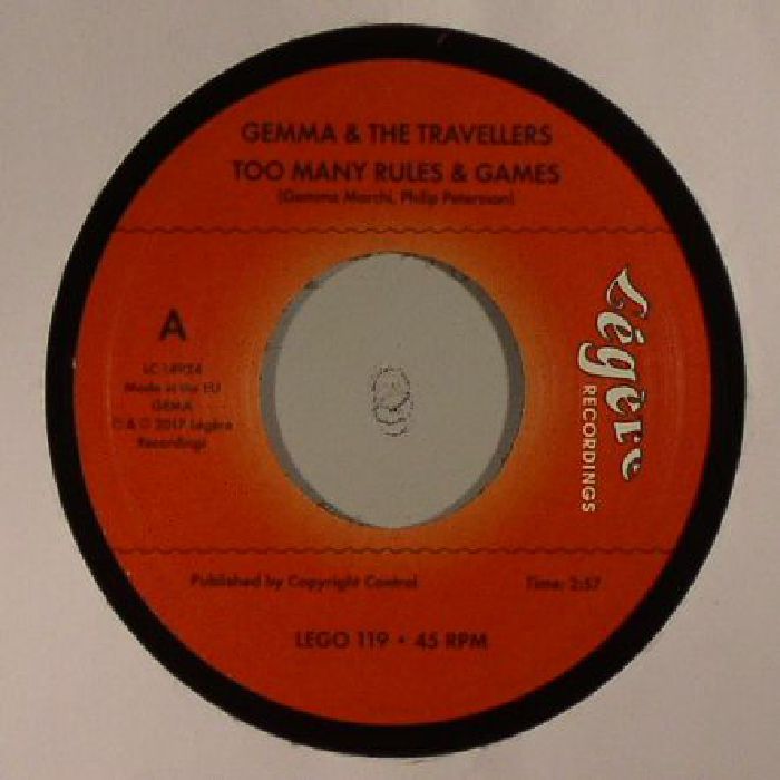 Gemma and The Travellers – Too Many Rules and Games vinyl cover