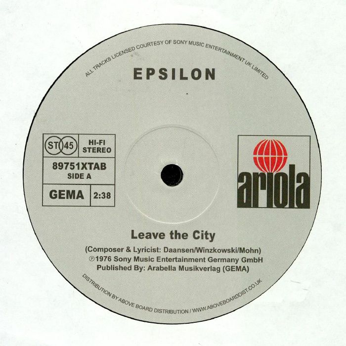 Epsilon Leave The City